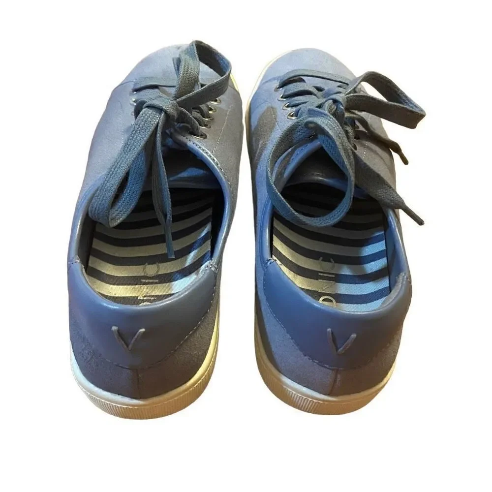 Vionic Brinley Water Resistant Suede Sneakers Blue Size 7 - Picture 6 of 9